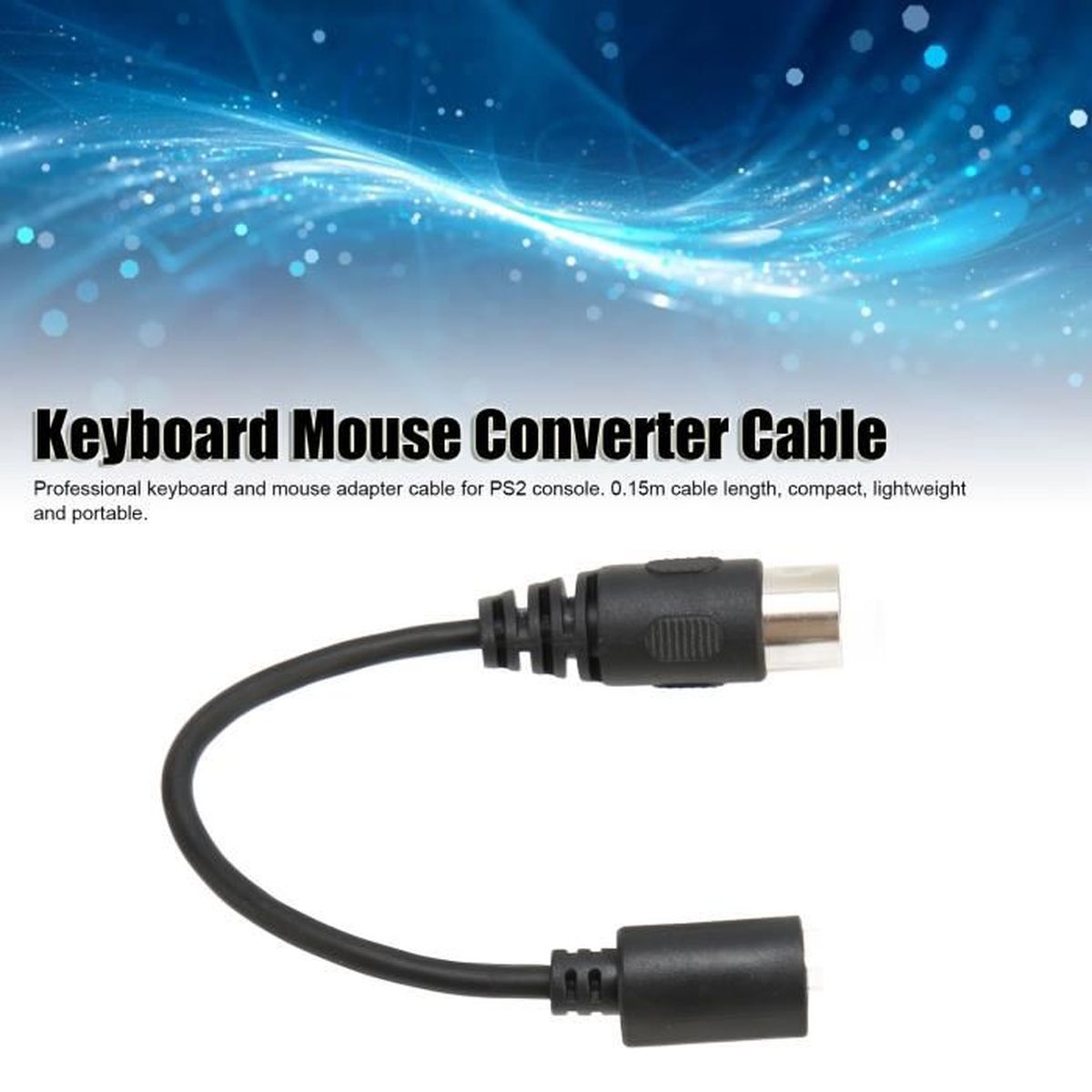 Adaptateur Souris GP1466 - Convertisseur PS/2 Vers Port Série 9 Broches