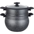 COUSCOUSSIER - ROYAL SWISS - 4L - Pierre - Couvercle en verre - Tous feux compatibles