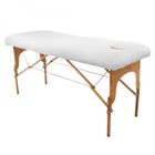 Drap housse de protection en éponge pour table de massage - Blanc - Vivezen