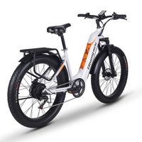 MX06 - Vélos électriques - Bafang 1000W - Fat Bike électrique 26 pouces - Shimano 7 vitesses - Batterie Samsung 48V17,5Ah - Blanc