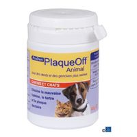 PLAQUE OFF Poudre hygiène dentaire - Pour chien et chat - 420 g