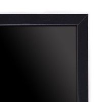 Tableau,Nouveau tableau noir magnétique en bois MDF 35x45cm, tableau d'écriture effaçable à sec, 5 couleurs, panneaux - Black Frame