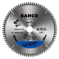 Lame de scie circulaire Ø260 mm 80 dents pour alu et plastique - BAHCO 8501-260-30-80S