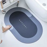 Tapis de Bain - Boue de diatomée antidérapante - Tapis Salle de bain Toilettes- 40x60 cm