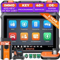 OTOFIX IM1 IMMO Programmateur clé Voiture [avec XP1], Valise Diagnostic Auto avec Test Actif, DoIP et CANFD, mis à Jour de 2 Ans
