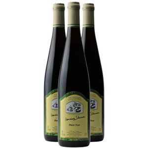 VIN ROUGE Alsace Pinot Noir Rouge 2022 - Lot de 3x75cl - Domaine Schirmer  - Vin AOC Rouge d' Alsace - Cépage Pinot Noir