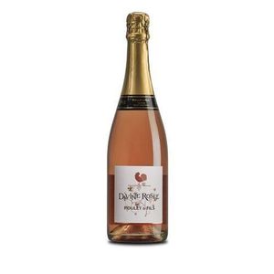 PETILLANT - MOUSSEUX POULET Et Fils Divine Rosée Vin de France Rosé 6x7