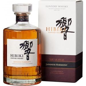WHISKY BOURBON SCOTCH Whisky Japonais Hibiki Suntory 43° - 70cl avec étu