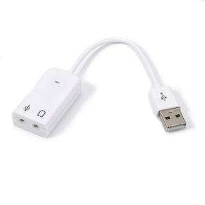 Donkey pc Carte Son USB 7.1 Adaptateur USB vers Jack 3.5mm Carte Son  Externe et Adaptateur Casque et Microphone vers USB pour PC Adaptateur  Audio USB 2.0 : : Informatique