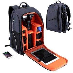Appareil Photo Reflex Sans Miroir Sac /À Dos Antichocs Cam/éra Professionnelle Pour Reflex Num/érique /Étui Pour Appareil Photo /Étanche Compatible Avec Cam/éra Et Accessoires Tr/épied Objectif,Noir