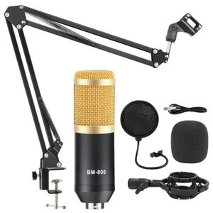 MICROPHONE Microphone,Kit de carte son BM 800 pour Studio, Mi