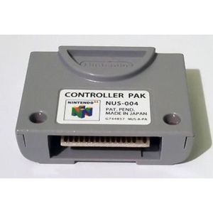 CARTE MÉMOIRE Nintendo 64 Controller Pack