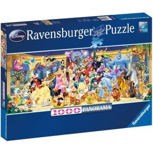 PUZZLE Puzzle 1000 p - Photo de groupe Disney - RAVENSBURGER - Multicolore - 12 ans et plus