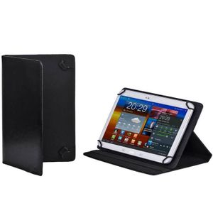 HOUSSE TABLETTE TACTILE RIVACASE Etui tablette 11,6 '' - Cuir - Noir
