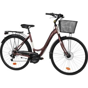 VÉLO DE VILLE - PLAGE Vélo de ville 28'' en aluminium de Taille M équipé