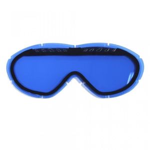 PIÈCE DÉTACHÉE CASQUE Écran double ventilé bleu pour masque lunette cros