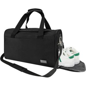 EA2305 - Kono Imperméable Sac de sport Léger Sac de sport Avec compartiment  à chaussures - Noir