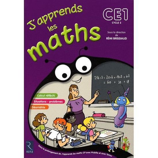 J Apprends Les Maths Ce1 Avec Picbille Cdiscount Librairie