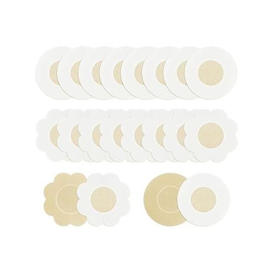 Lot De 4 Paires De Cache-tétons Adhésifs Réutilisables En Silicone Pour Femme, #1, Taille Unique Lot De 4 Paires De Cache-tétons Adhésifs Réutilisables En Silicone Pour Femme, #1, Taille Unique