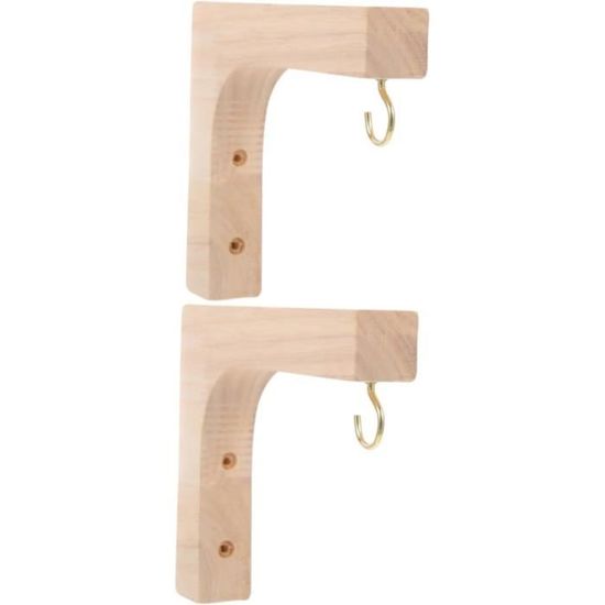 Supports Muraux Pour Paniers Suspendus - Lot De 2 Crochets En Fer Forgé - Charge Max 4,5 Kg - Pour Plantes, Lanternes, Décoration Extérieure - 7