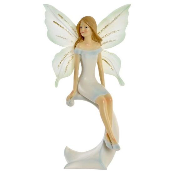 Grande Statuette Fée Elfe Et Sa Colombe 46 Cm – OxcmoBijoux, Figurine Fantastique