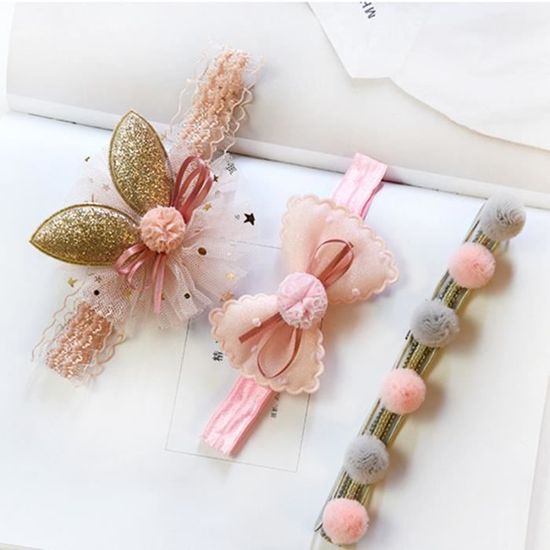 3 Pcs Lot Bandeau Bebe Fleur Haarband Bandeaux Bebe Fille Accessoires Cheveux Bande De Cheveux Enfant Cdiscount Au Quotidien