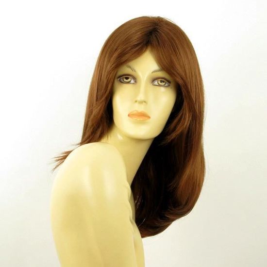 Perruque Longue Couleur Châtain Doré Cuivré MAELYS 30 – Style Libre Et Naturel Pour Femme