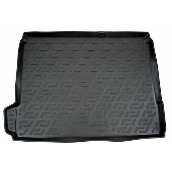 J&J AUTOMOTIVE Tapis Coffre Caoutchouc Premium Pour Citroën C3 2017 - Bord Haut, Antidérapant, Inodore