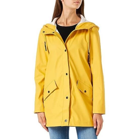 Manteau de pluie Long et léger pour femme, imperméable, à capuche