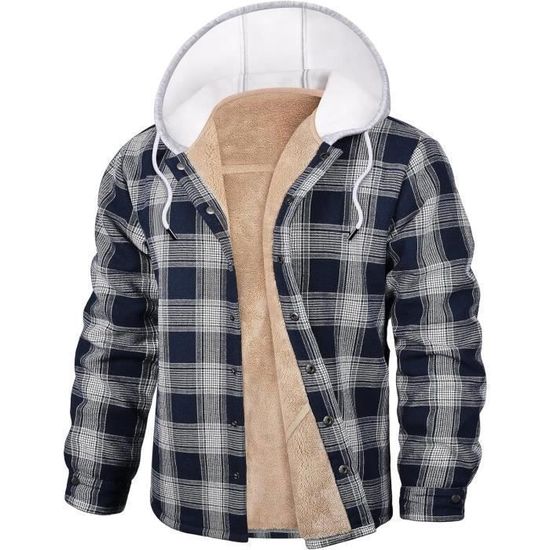 Manteau à Capuche Pour Homme - Coupe Baggy, Doublure Polaire Chaude, Décontracté Et Respirant - Idéal Loisirs, Quotidien, Mi-saison