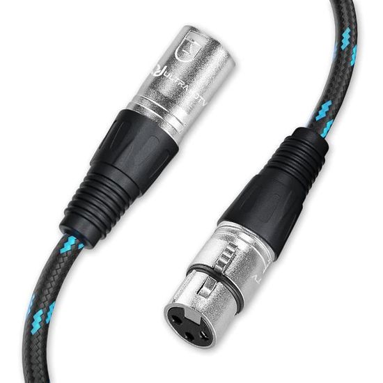 Generic Câble De Microphone XLR Mâle Vers XLR Femelle, Pour Connecter Des Microphones 45819623