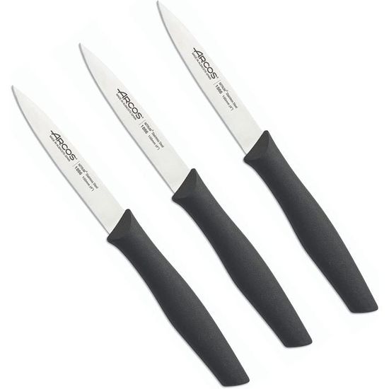 Lot De 3 Couteaux à Légumes, Petit Couteau De Cuisine, Couteau à