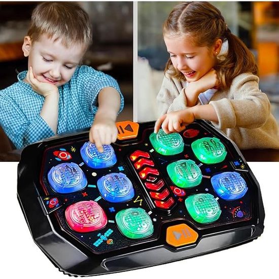 Jeu De Tape-taupe Interactif Avec Lumières - Jouet éducatif Pour Enfants - Développe La Coordination œil-main - Cadeau Anniversaire/Noël