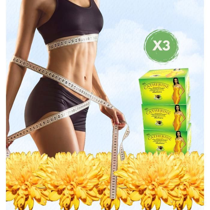 Thé Infusion Catherine x 96 sachets - Séné et Chrysanthème - Régime - Laxatif - Soin Minceur