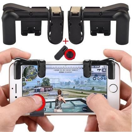Joystick avec Gachettes pour ASUS ZenFone Selfie Smartphone Jeux Video Manette Ventouse Precision Universel (NOIR)