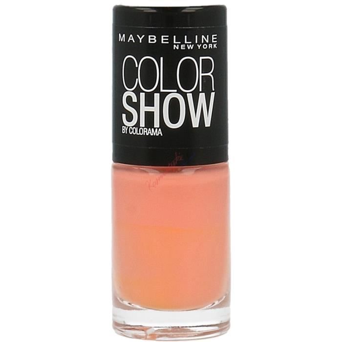 Vernis à Ongles Gemey Maybelline Color Show n°310 Pop Peach