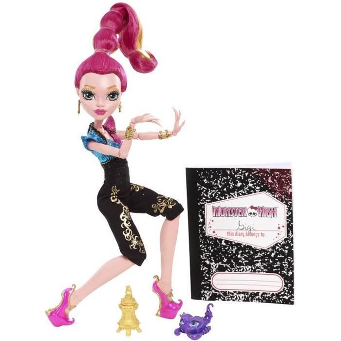 Monster High - BBJ96 - Poupée - 13 Souhaits - Gigi