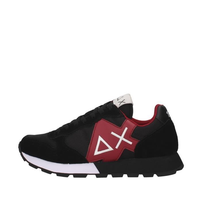 Sun68 Z40109 chaussures de tennis faible homme NOIR