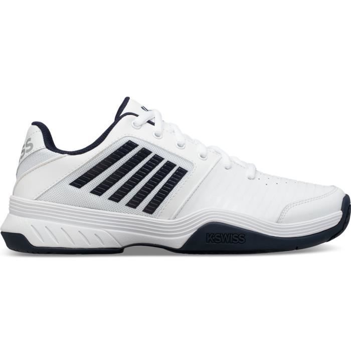 Chaussures de tennis K-Swiss court express hb - blanc/bleu marine - 42