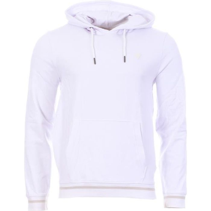 Sweat à capuche Blanc Homme Guess Christian