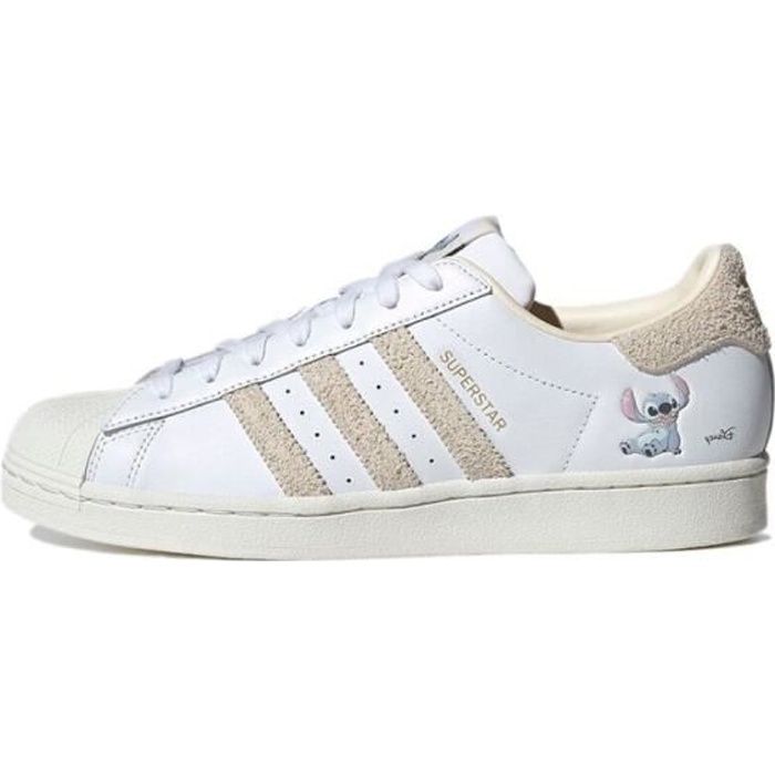 Basket Originals Superstar Lilo Stitch Chaussur Femme Homme Sport Pas Cher Super Star Blanche