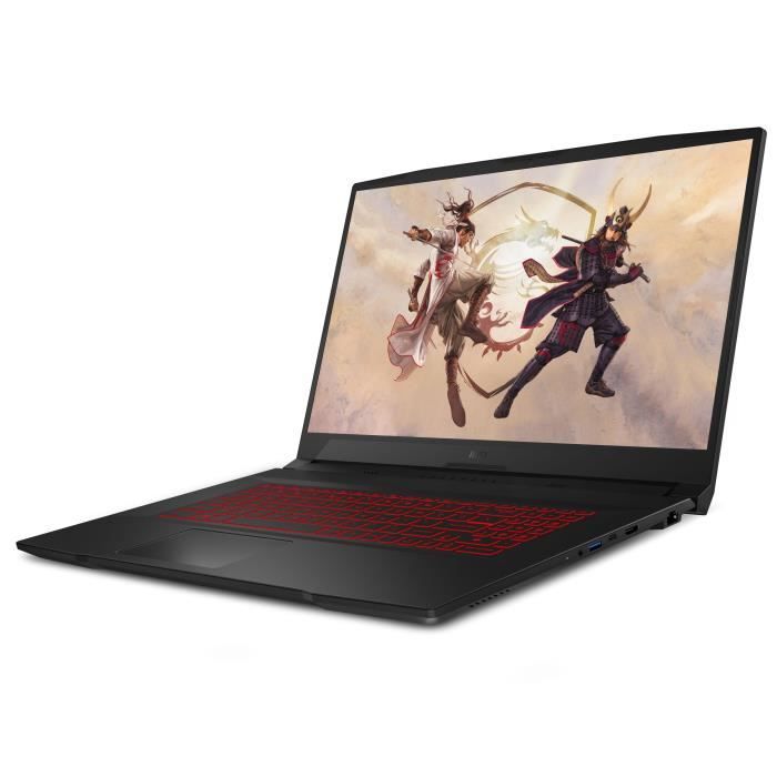 PC Portable Gaming MSI Katana GF76 11UE 483XFR 173 FHD 144Hz Core i5 11400H 16Go 512Go SSD RTX3060 6GB Sans Windows AZERTY
