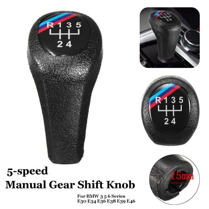 NEUFU 5-Vitesse Pommeau de Levier de Vitesses Manuel Pour BMW 3 5 6 Series E30 E34 E36 E38 E39 E46