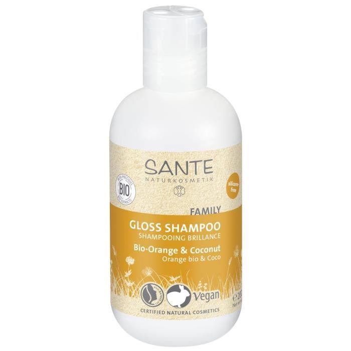 SANTE Shampooing brillance orange BIO et coco - 200 ml