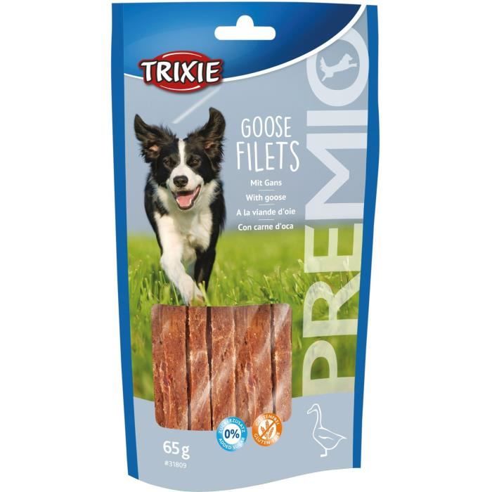 TRIXIE Filets d'oie PREMIO - 65 g - Pour chien