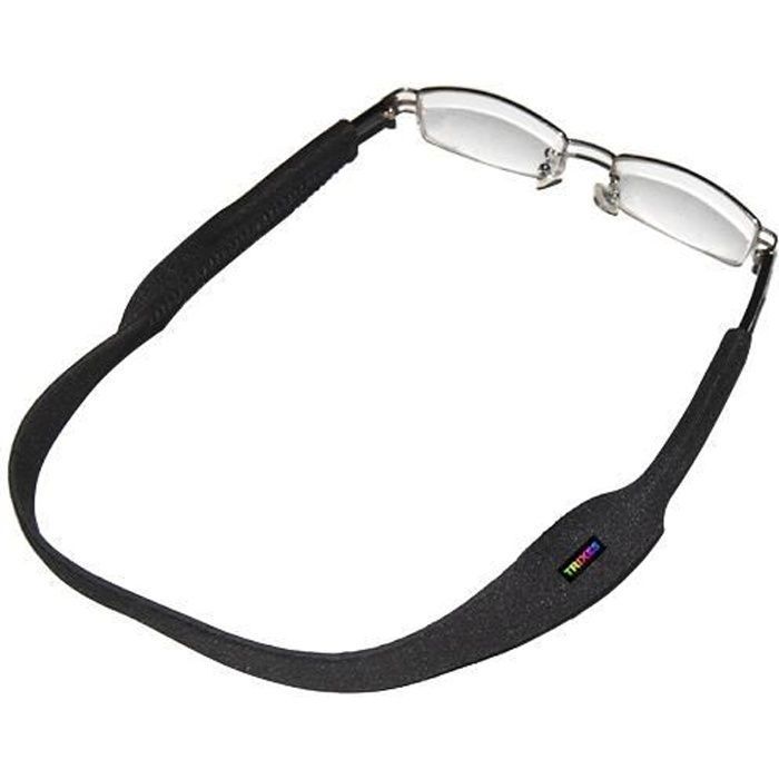 TRIXES Cordon sport noir pour lunettes et lunet...