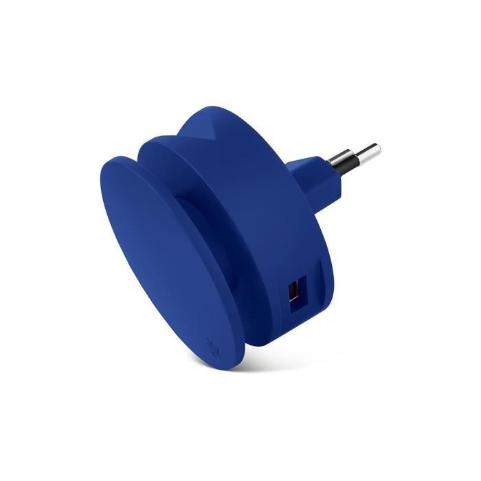 USBE POWER Chargeur Aero mini USB - Bleu