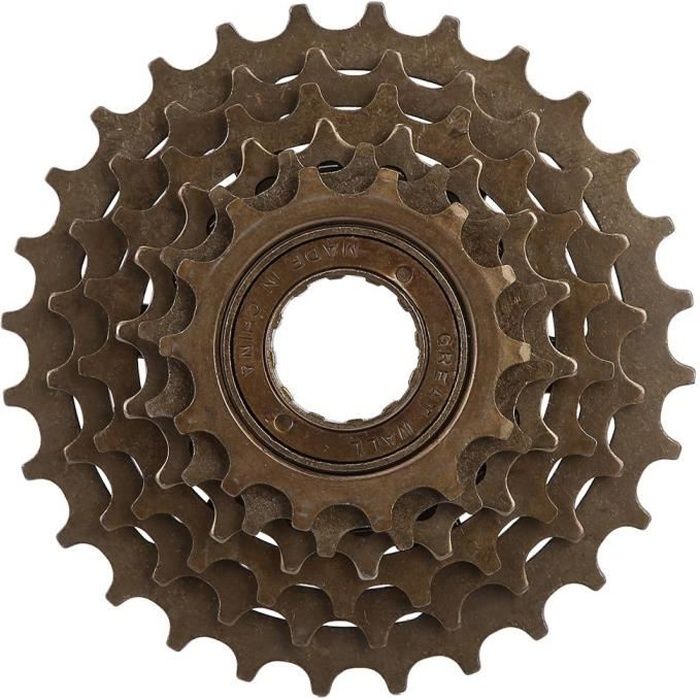 VINGVO cassette de vélo 6 vitesses Pignon de Cassette de roue libre de vélo 6 vitesses 14T-28T accessoire de remplacement de vélo