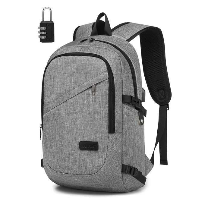 Sac à Dos 50x30x14cm – Sac de Voyage Imperméable USB Charging Grande Capacité pour Camping & Randonnée – Gris Sac à Dos 50x30x14cm – Sac de Voyage Imperméable USB Charging Grande Capacité pour Camping & Randonnée – Gris