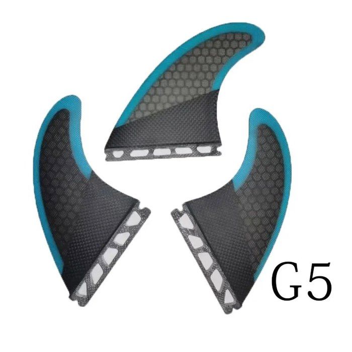 Palmes De Surf Catch Surf Beater - Lot De 2 Ailerons Fibre Naturelle 10.2cm Compatible Hi-Perf